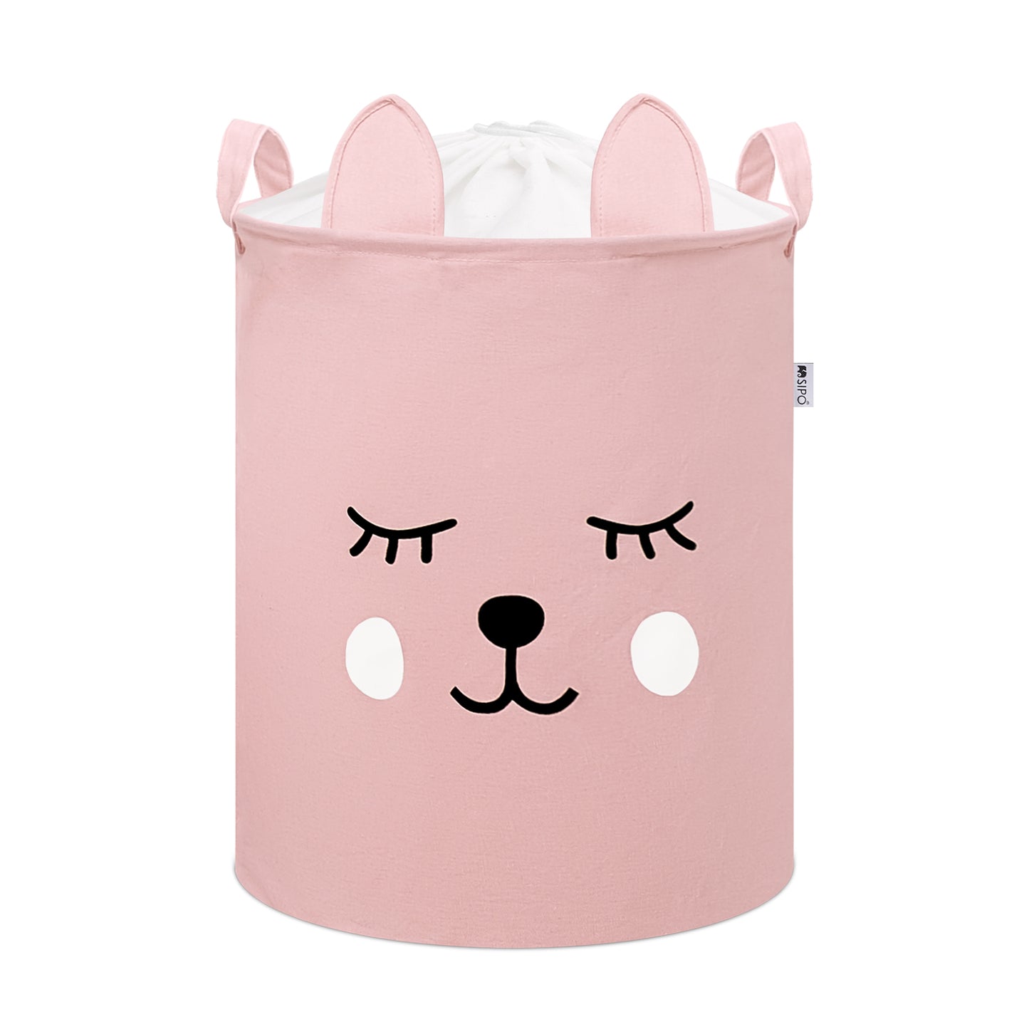 Opbevaringskurv, pink teddy