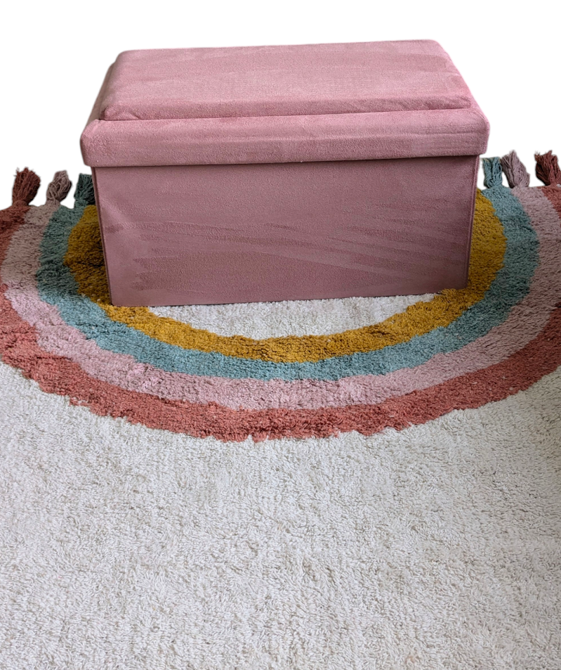 Opbevaringspuf, kompatibel med Lego