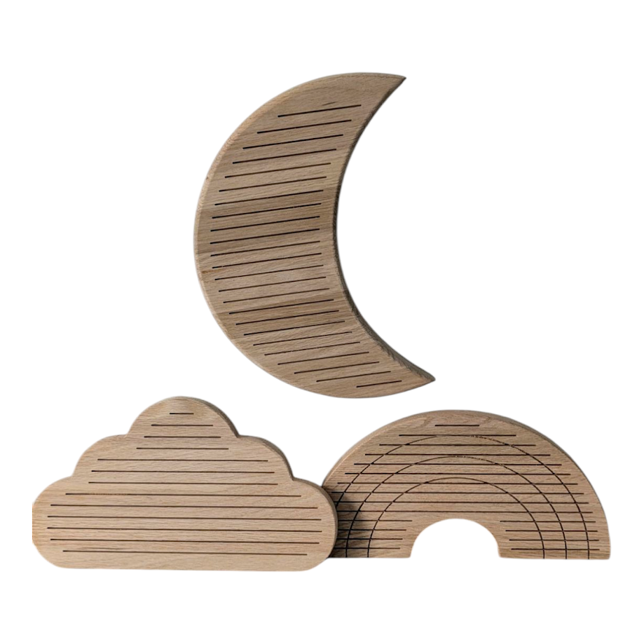 Dekorationstavle, måne